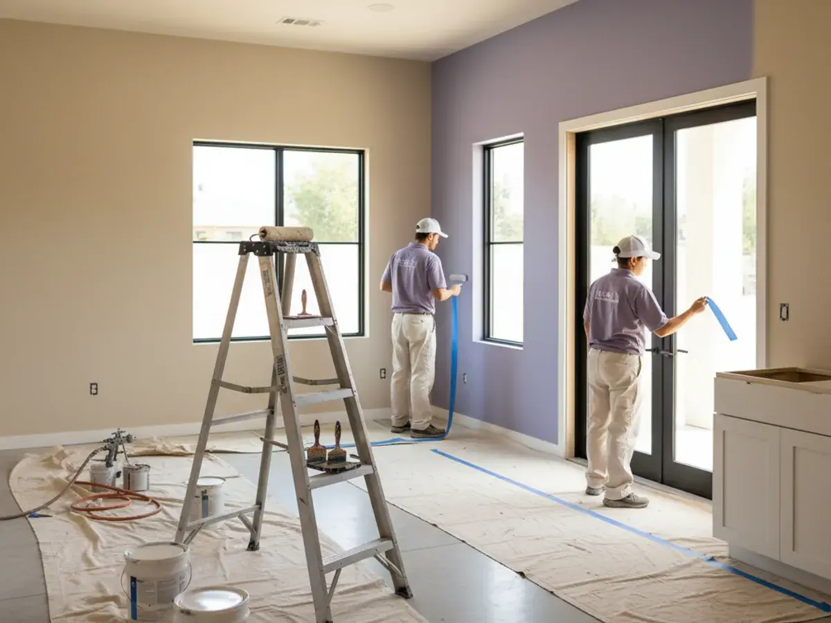 Commercial detail work by a licensed painter in Scripps Ranch, CA
