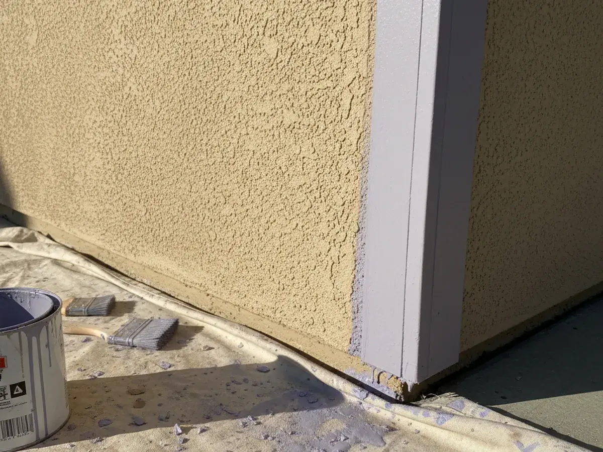 Exterior Painting detail work by a licensed painter in Mira Mesa, CA
